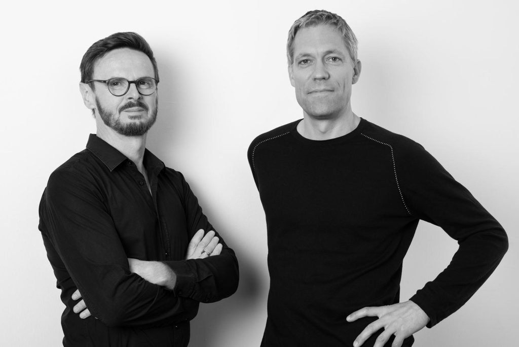 Das Bild zeigt die Geschäftsführer Christian Thöner und Tobias von Wolffersdorff.